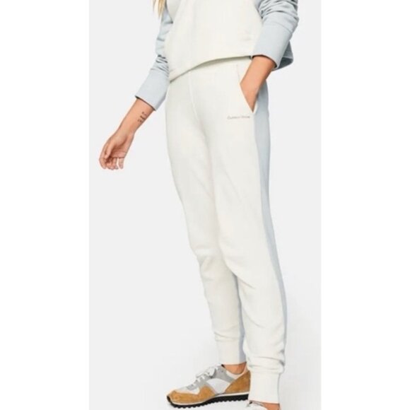 Outdoor Voices Pickup Jogger Sweatpants Dove‎ Gray Bone White Size XS NWOT - Picture 2 of 15